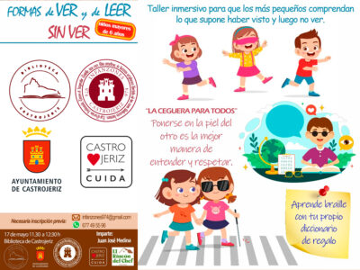 TALLER PARA NIÑOS: FORMAS DE VER Y DE LEER SIN VER